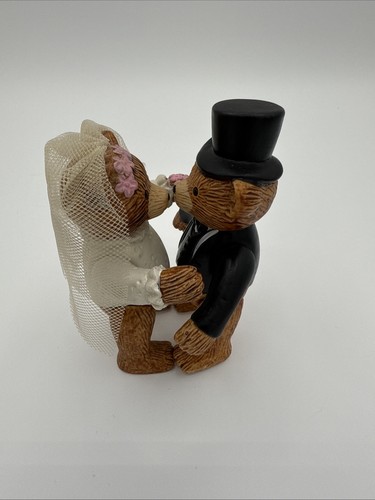 Russ Bertie And Company Teddy Town Jointed And Poseable USA Wedding Bears 1990s - Bild 3 von 7