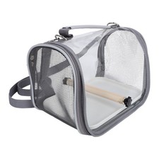 Bird Travel Carrier - Portable Cage for Small Birds Parrots Conure and Parakeet