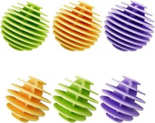6 Pieces Of Silicone Laundry Balls, Washing Machine Accessories, Washing Machin