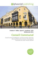 Frederic P. Miller (U. A.) | Conseil Communal | Taschenbuch | FranzöSisch (2026)