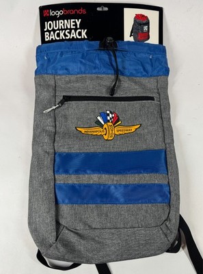 NEW INDY 500 Indianapolis Motor Speedway Logo Brands Journey Backsack Backpack