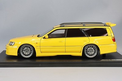 ignition model IG2887 1/18 Nissan STAGEA 260RS WGNC34 Yellow model