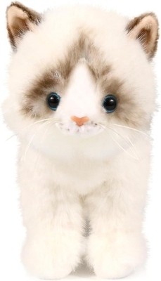 Eiskönig Bär kleine Stoffpuppe Katze Stofftier Kätzchen Plüschtier (stehend)