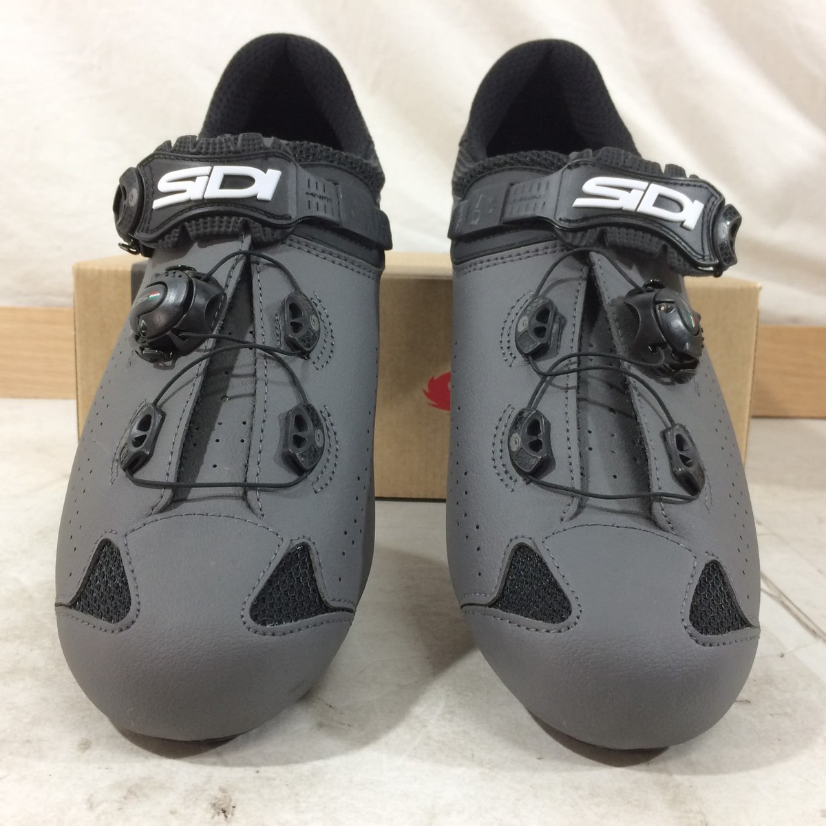 Sidi Genius 10 Men's Road Cycling Shoes, Black/Grey, M45.5 | eBay