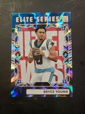 W025 Donruss Elite Bryce Young RC Panthers TES-BYO Excellent Condition