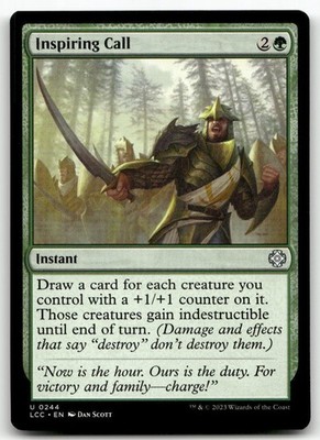 Inspiring Call U Commander: The Lost Caverns of Ixalan 244 NM
