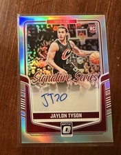 2024-25 Donruss Optic Holo Jaylon Tyson Signature Series RC Auto #88 Cavaliers