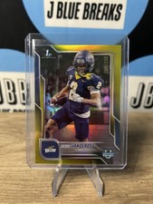 2025 Bowman University Chrome #197 Junior Vandeross 1st Yellow Refractor #/350