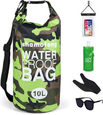 Waterproof Dry Bag 5L/10L/15L/20L/30L Roll Top Dry Storage Backpack with Phone C