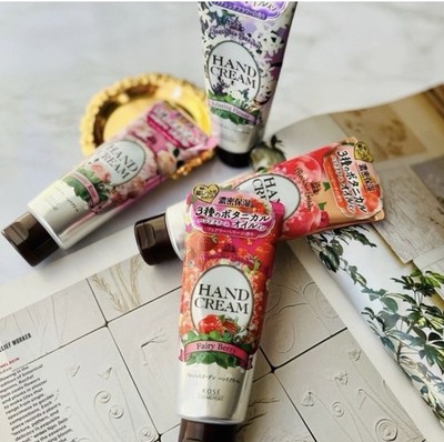4-Pack Kose Precious Garden Hand Cream 70g  （1 Peach， 1 Rose，1 Flower，1 Berry）