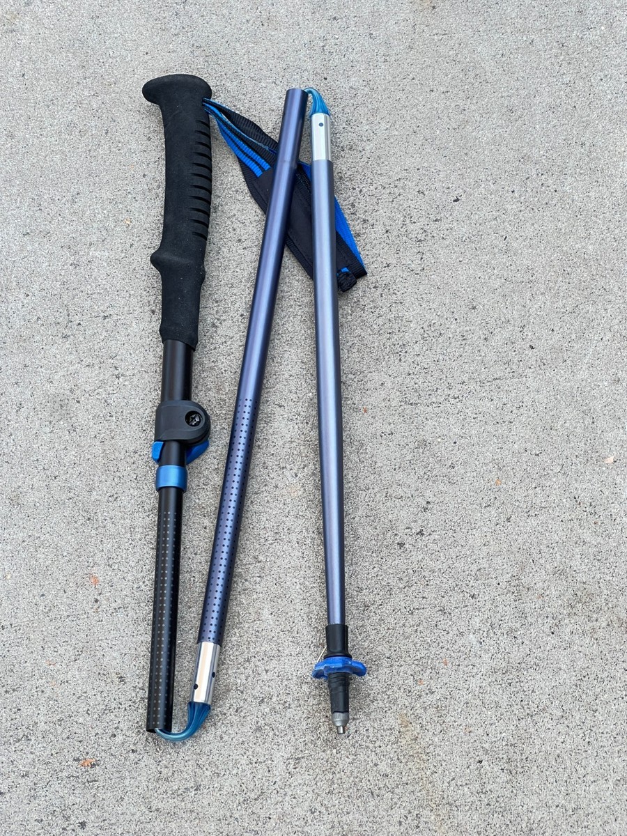 Black Diamond Best Collapsible Hiking Stick Single Pole Black