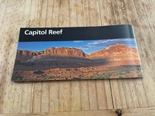 Capitol Reef National Park map brochure NPS Unigrid NEW Utah 5 - NEW capital