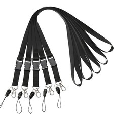 Office Neck Lanyards,Detachable Buckle Enhanced Model Hook Breakaway Strap Qu...