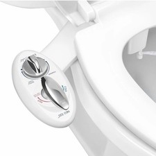 LUXE Bidet NEO 320 - Warm Water Bidet Attachment for Toilet Seat, White