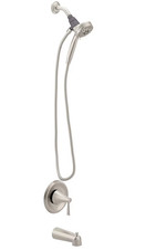 Moen 82021SRN Brushed Nickel Ronan 6-Spray 1.75 GPM Magnetix Tub and Shower