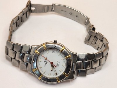 Ulysse Nardin 3612 . Aqua 120m Armbanduhr Quartz  34mm. Krone Fehlt/ Läuft Gut. 