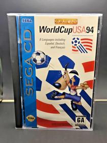 World Cup USA '94 (Sega CD, 1994) COMPLETE!! US Gold !! 24 Actual Teams!!