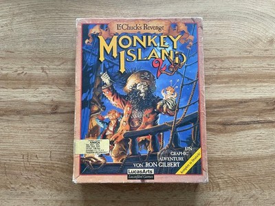 Monkey Island 2 - Amiga  - Spiel  - Lucas Arts - Selten - RAR - Deutsch