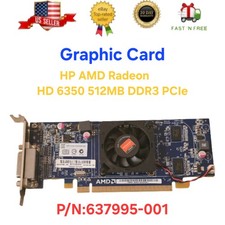 HP AMD Radeon HD 6350 512MB DDR3 PCIe Graphic Card P/N:637995-001