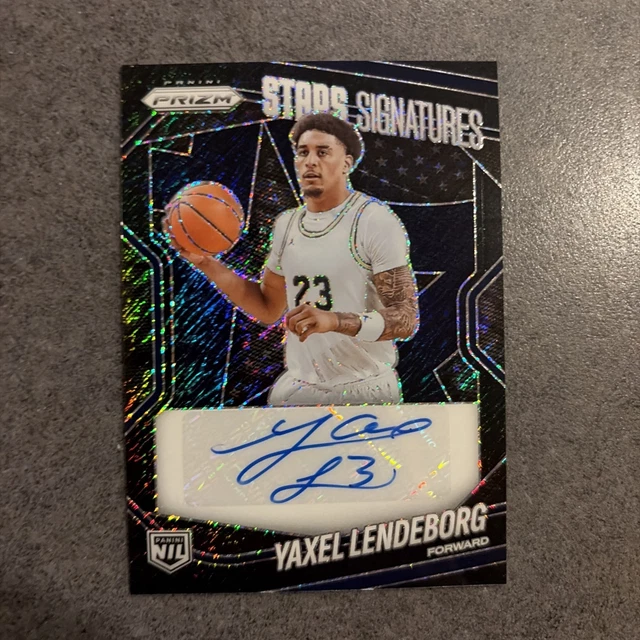 2025/26 Prizm Yaxel Lendeborg Black Shimmer Prizm Auto #1/1