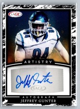 2022 Sage Artistry #A-JG Jeffrey Gunter Autograph