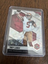 Trey Lance 2021 Mosaic No Huddle Disco Rookie Card