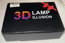 3D Illusion Lamp LED Night Light Remote USB Battery Powered Gift Boxed