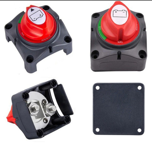 Staccabatteria interruttore Stacca Batteria Furgone Camper Auto morsetti 12v 24v - Foto 1 di 3