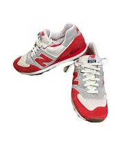 VTG New Balance 574 Made In USA Size 11.5 Red White Gray Sneaker