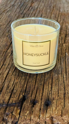 Bath Body Works White Barn Honeysuckle ￼Scented Candle ￼4oz