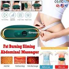 Electric Slimming Vibration Waist Massager Shaped Weight Loss Fat Burning W/Belt