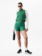 Athleta S Small Interval Stash High Rise 5" Short Trillium NWT! #647183