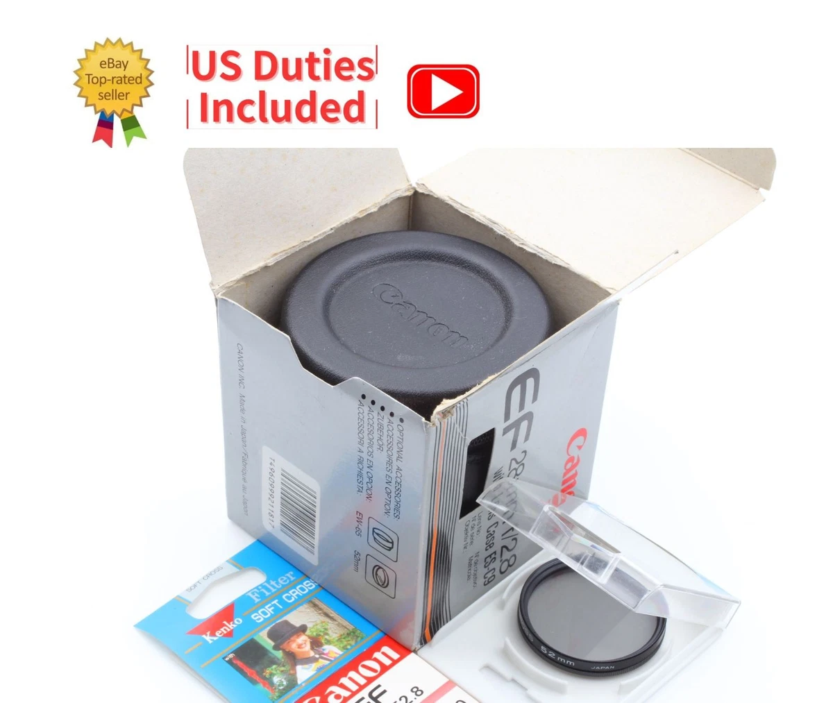 Canon EF f/2.8 Camera Lenses 28mm Focal for sale | eBay