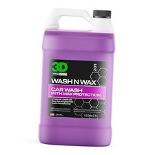 Wash N Wax Car Wash Soap - pH Balanced, Easy Rinse, 128 Ounce Pack of 1 