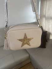 House Of Milano Metallic Star Bag In Beige Colour, New With Tags, RRP £49