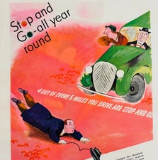 1937 Super Shell Gasoline Fuel Advertisement Automobilia Gas & Oil E90G3