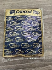 Silkies Control Top Pantyhose Size L Mocha 1 pair NEW IN PACKAGE #070303