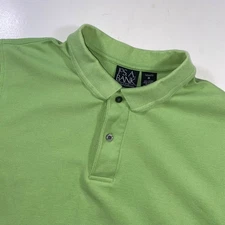 Jos A Bank Traveler's Collection Tailored Fit Green Polo Shirt - Men's Medium