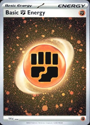 Basic Fighting Energy (Cosmos Holo) SVE: Scarlet & Violet #006 Common Holo NM