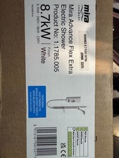 Mira Advance Flex Extra 8.7kW Thermostatic Electric Shower White (1.1785.005)