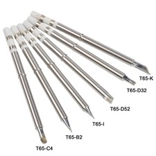 T65 Soldering Iron Tips Set 6 Pcs for Use in Electronics and For Repair Work
