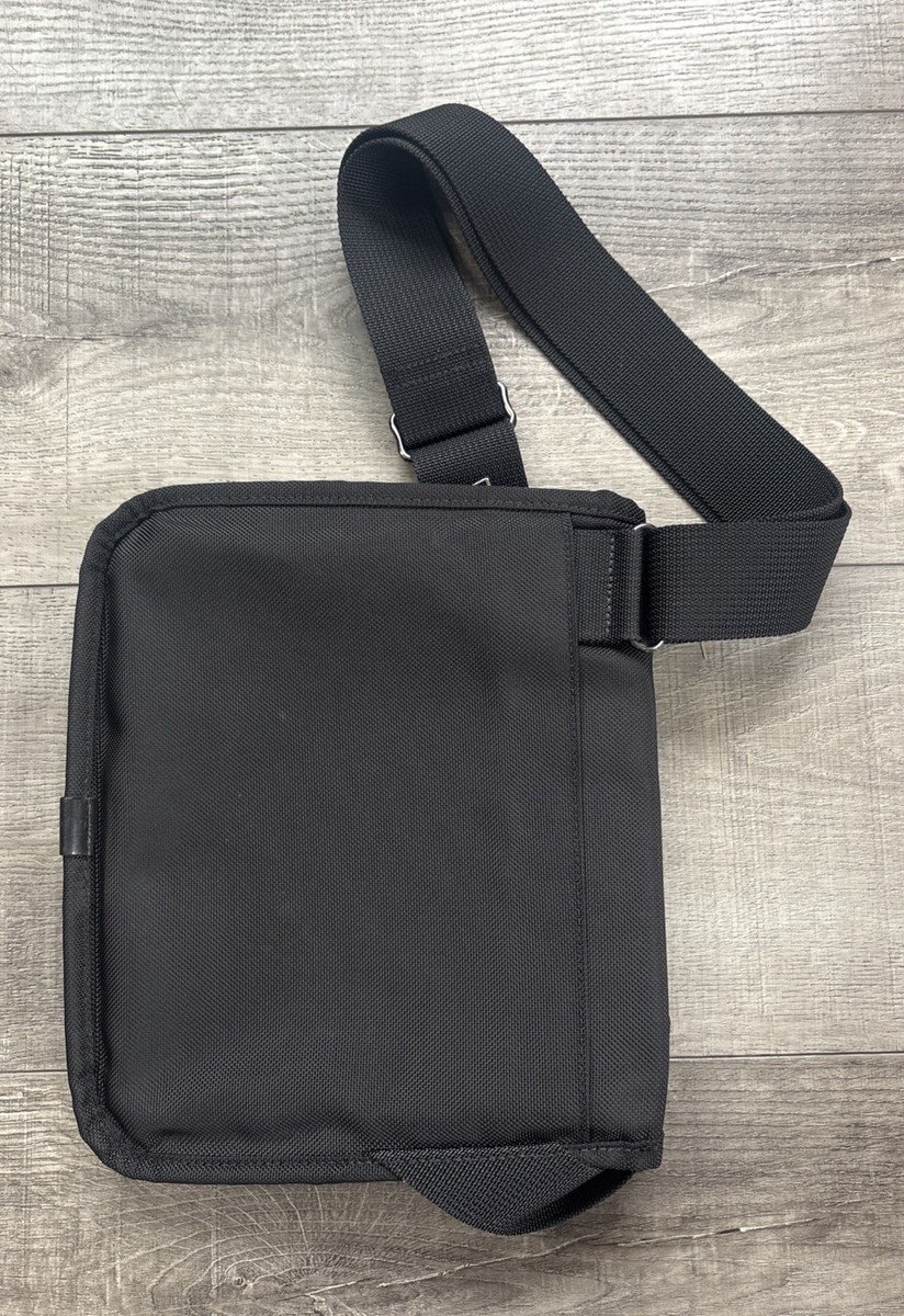 TUMI Alpha Small Flap Crossbody Black Shoulder Bag Pouch 22105DH