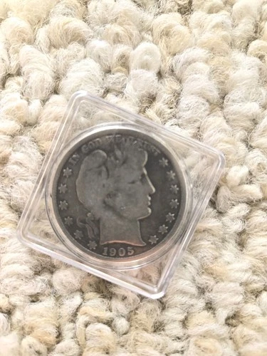 1905-S Barber Half Dollar Average Circ 90% Silver - REAL NICE!