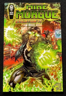 Mike Morgue Evilution #1 - Premiere Kickstarter Edition Coffin   Comics