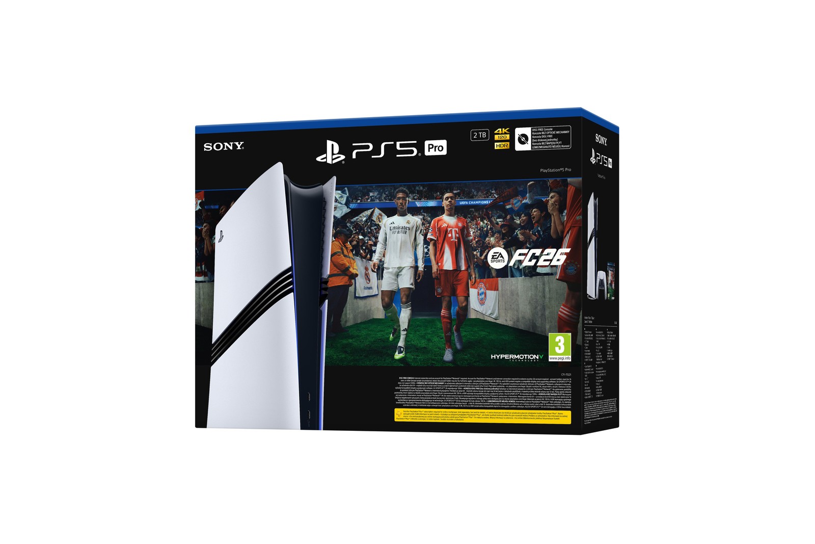 Sony Playstation 5 Pro FC26 Bundle 2 TB Wi-Fi Black, White