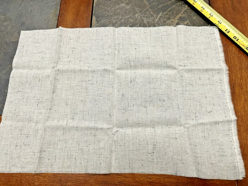 Heatherfield 26 count WHITE BIRCH linen 12 X 17 " cross stitch needlework HTF - Image 2 of 4