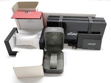 VINTAGE AUTHENTIQUE OMEGA TISSOT GAGA MILANO coffret montre 3 set noir rouge ...