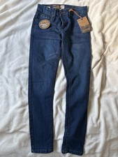 Weatherproof Vintage Girls Skinny Fit Blue Denim Jeans Stretch
