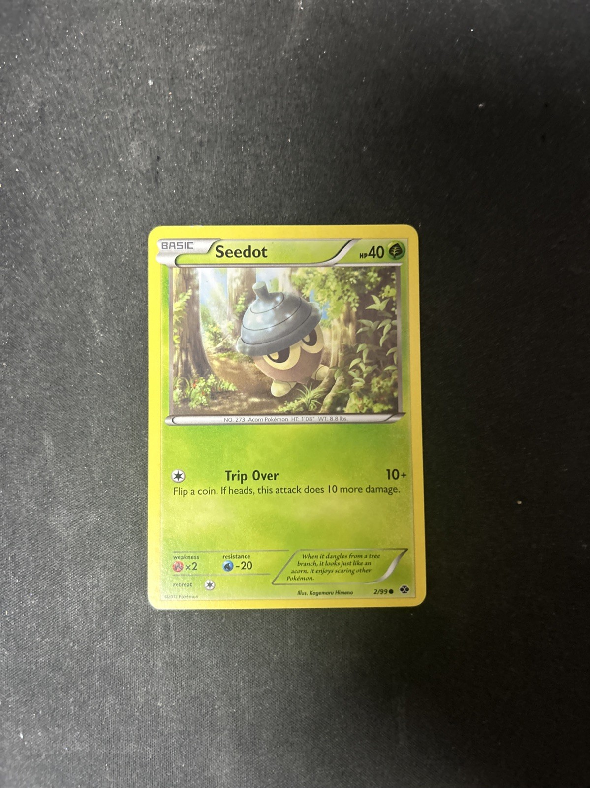 Pokémon TCG Seedot Next Destinies 2/99 Regular Common