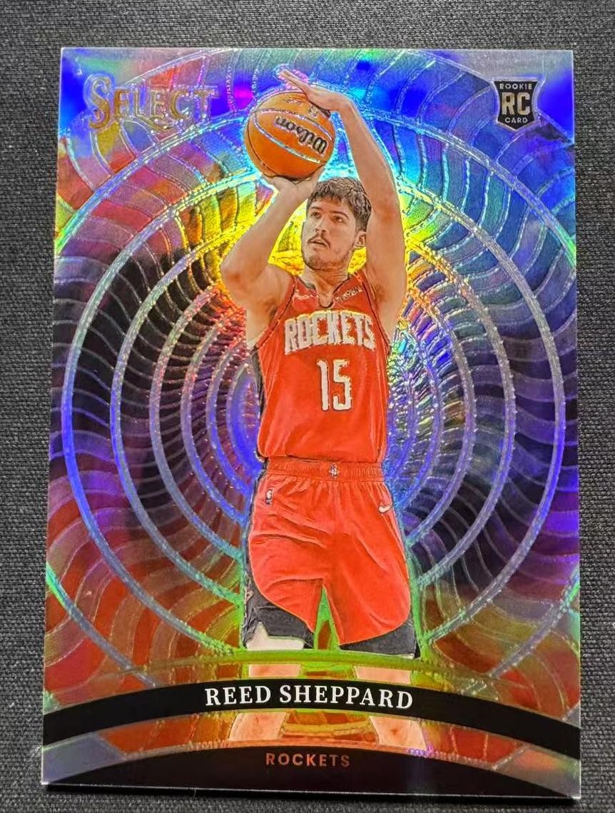 2024-25 Panini Select Reed Sheppard #19 RC Rookie Color Wheel SP